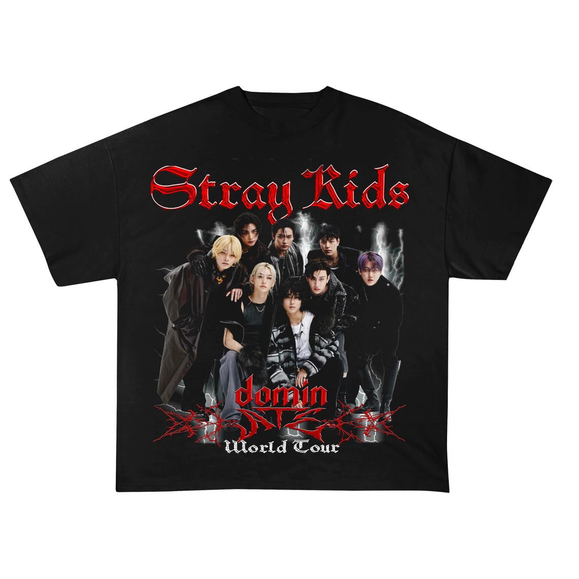 Stray Kids dominATE World Tour US 2025 Tee, Mixtape Dominate