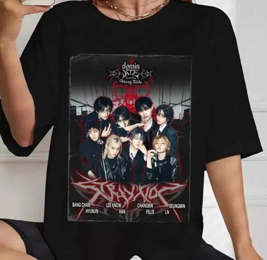 Stray Kids dominATE World Tour US 2025 Shirt, Stray Kids Hop Album