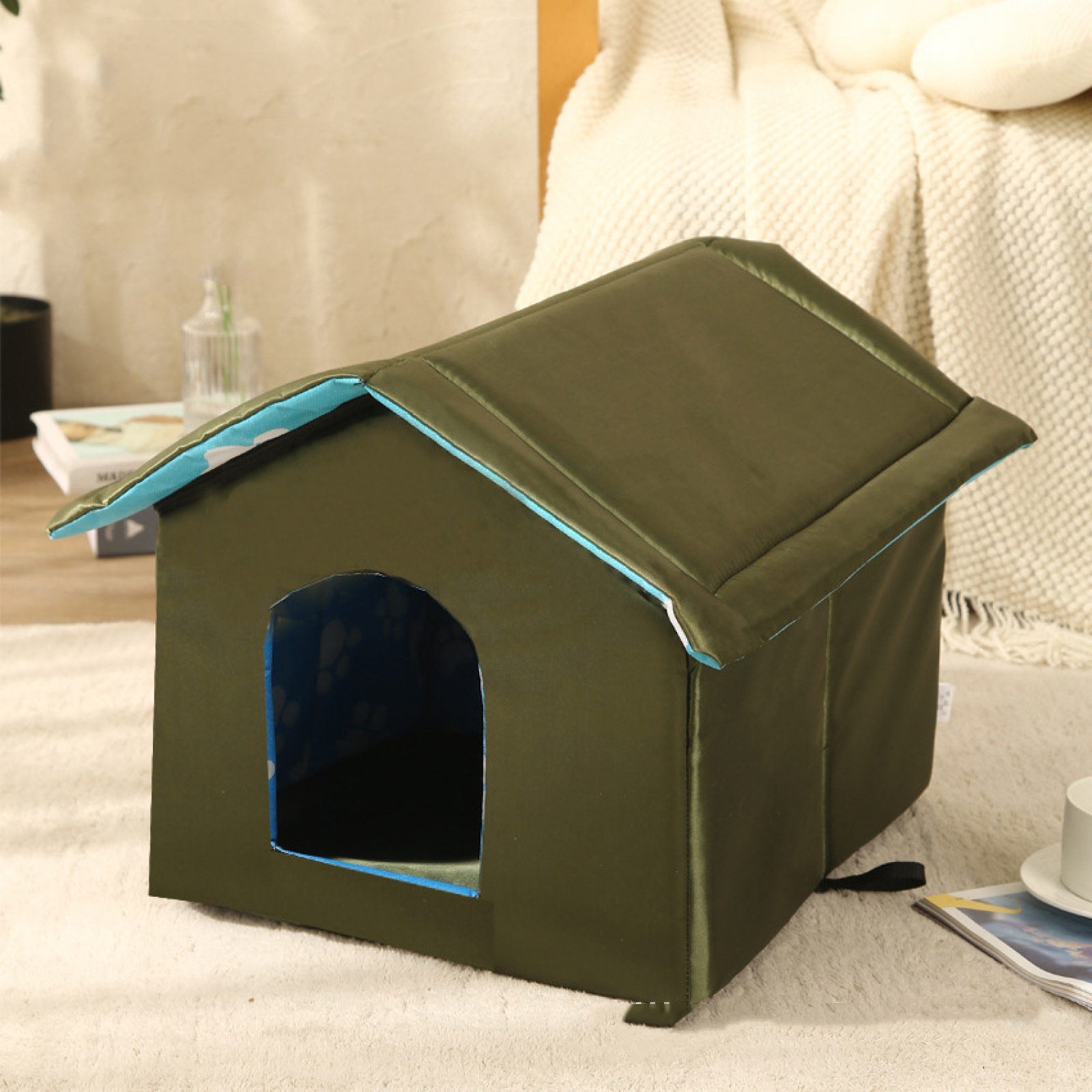 Stray cat house cat nest outdoor cat and dog house pet nest pad cage