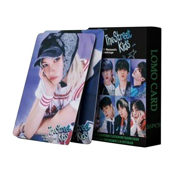 StrayKids ATE Album Giant Album Photocards Photo Cards Straykids Merch ,K-Pop Inspired Collectible Photo Cards Set, 55PCS Lomo Cards for Fans, Unique Gift Box Packaging