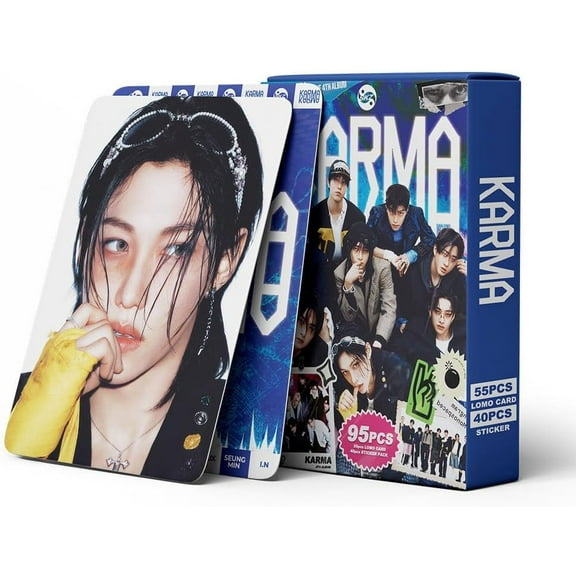 Straykids Karma Lomo Card & straykids Sticker Set - Photocards for Stay