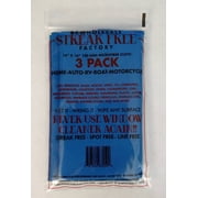 Streak Free Factory Microfiber Cleaning Cloth 16 x 16 inch 3 Pack - Blue