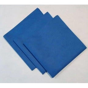 Streak Free Factory Microfiber Cleaning Cloths, 16 x 16 inches, Pack of 6, Blue