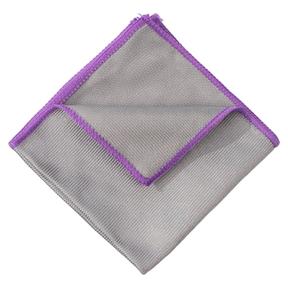 Streak Free Glass Cleaning Cloth, Premium Microfiber Polishing Cloths for Windows, Mirrors, and Dishes, Lint Free Reusable Washcloths for Kitchen, Car, Stainless Steel, 12x12 Inch