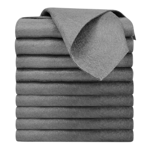 Streak-Free Microfiber Cleaning Cloths for Glass Mirrors Cars Surfaces 10 Pack