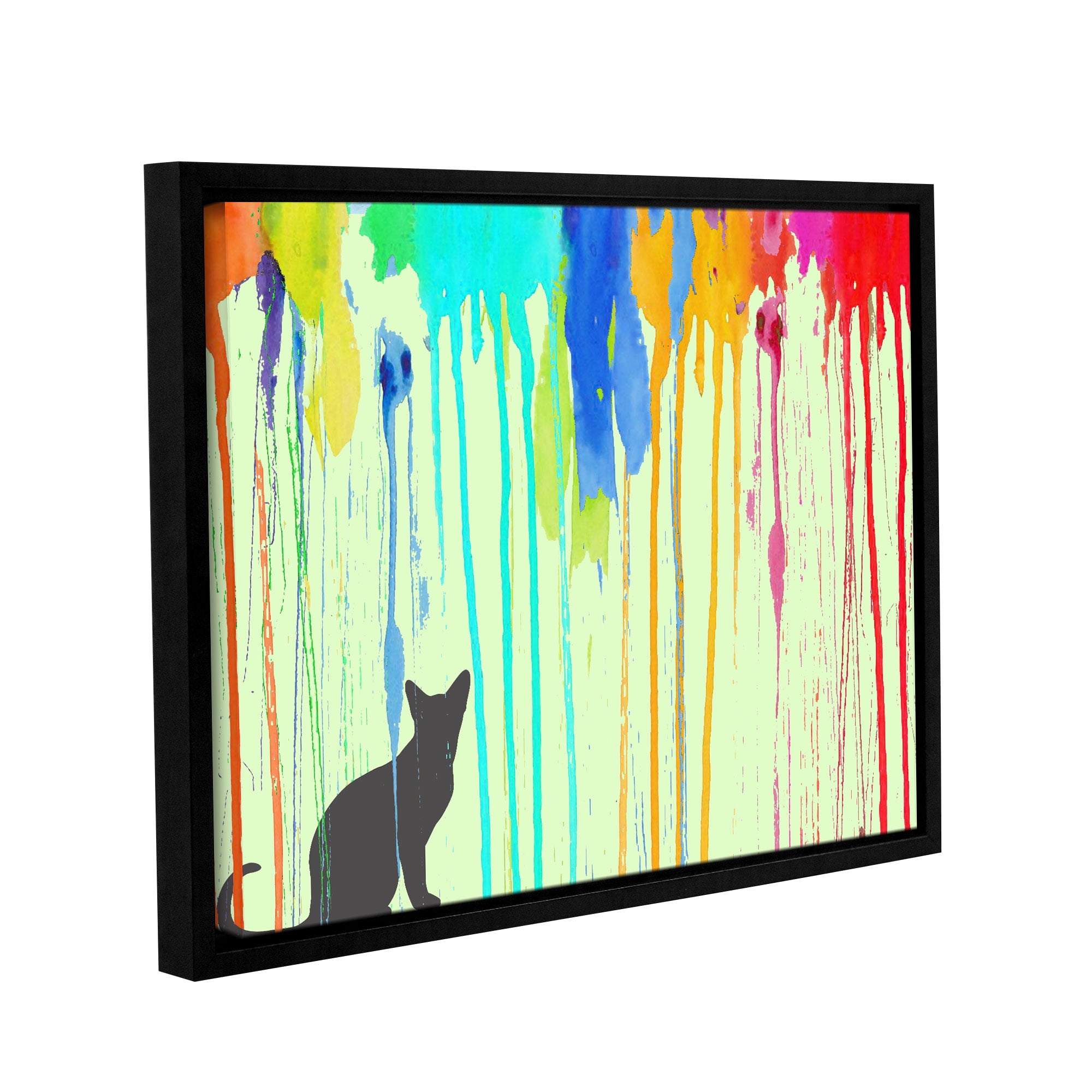 Streak Gallery Wrapped Floater-framed Canvas