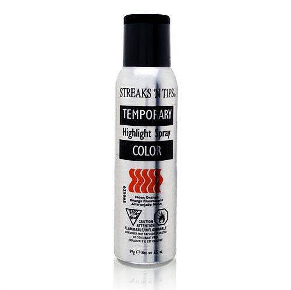 Streaks N Tips Temporary Color Highlight Spray Neon Orange