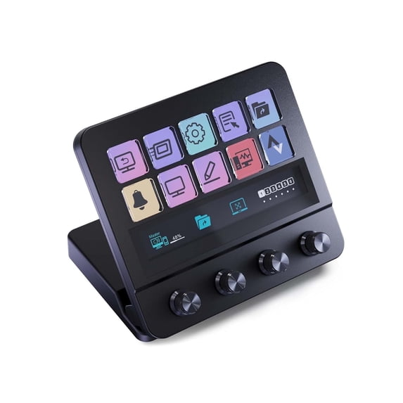 Stream Controller, 10 Customizable LCD Keys, for Podcasting, Streaming ...