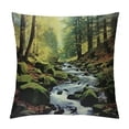 thumbnail image 1 of "Stream Thru A Forest Pillow Case,, 1 of 5