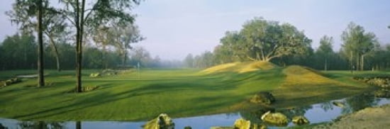Stream on a golf course Haile Plantation Gainesville Florida USA Canvas Art - Panoramic Images (36 x 12)