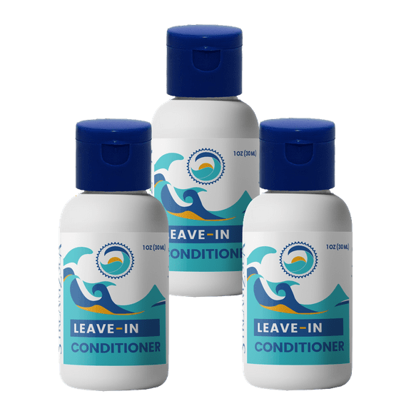 Stream2Sea Reef Safe Leave in Hair Conditioner for Detangles & Replenish Hair Moisture - 3 Pack