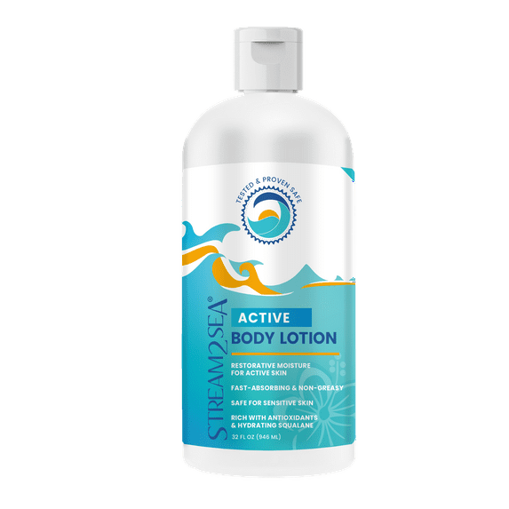 Stream2Sea Reef Safe Natural Body Lotion For Men & Women, Paraben Free, Non-Greasy - 32 fl oz