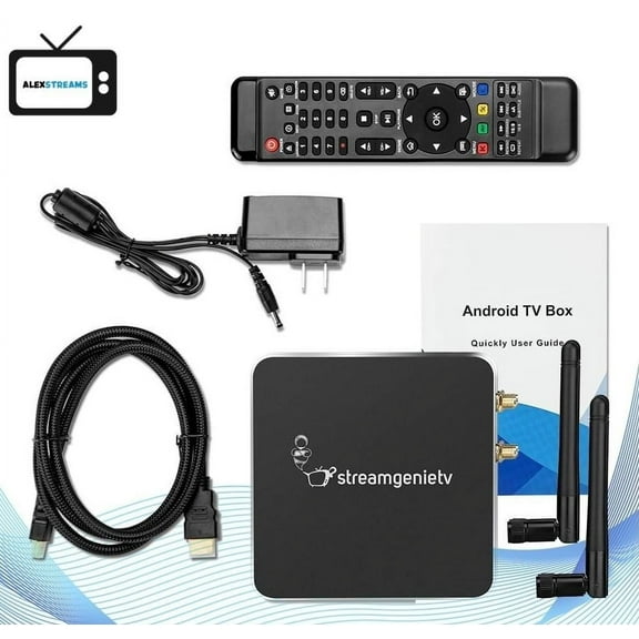 StreamGenie 2.0 Plus TV Box with New StreamGenie 2.0 Software and Upgraded 4GB RAM