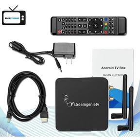 StreamGenieTV 2.0 Stream Box by FreeStream, with Dual WiFi Antenna and Remote, with Newest StreamGenie 2.0 Software