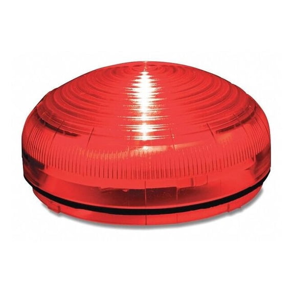 Federal Signal Beacon Warning Light,Red,LED SLM350R