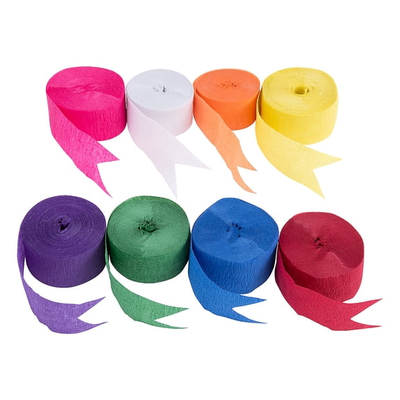 Streamer Assortment, Party Decor, Party Supplies, 8 Pieces