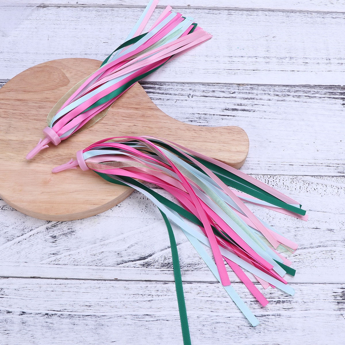 Streamer Bike Handlebar Tassel Ribbon Kids Colorful Rainbow Grips Girls