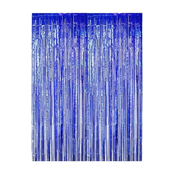 Streamer Curtain, Streamer Backdrop, Foil Curtain Backdrop, Tinsel Streamer, Colorful Fringe Curtain Backdrop for Decorations Christmas New Years Custom Party Signs, 3.28 x 6.56ft