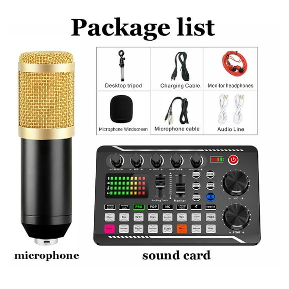 Streaming Microphone Kit With Audio Mixer(Optional) And Condenser Microphone,Microphone Set For Podcast,Live Broadcast,Podcast