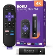 Streaming Stick Plus 2025 - 4K & HDR Streaming Device for TV with Voice Remote - Free & Live TV