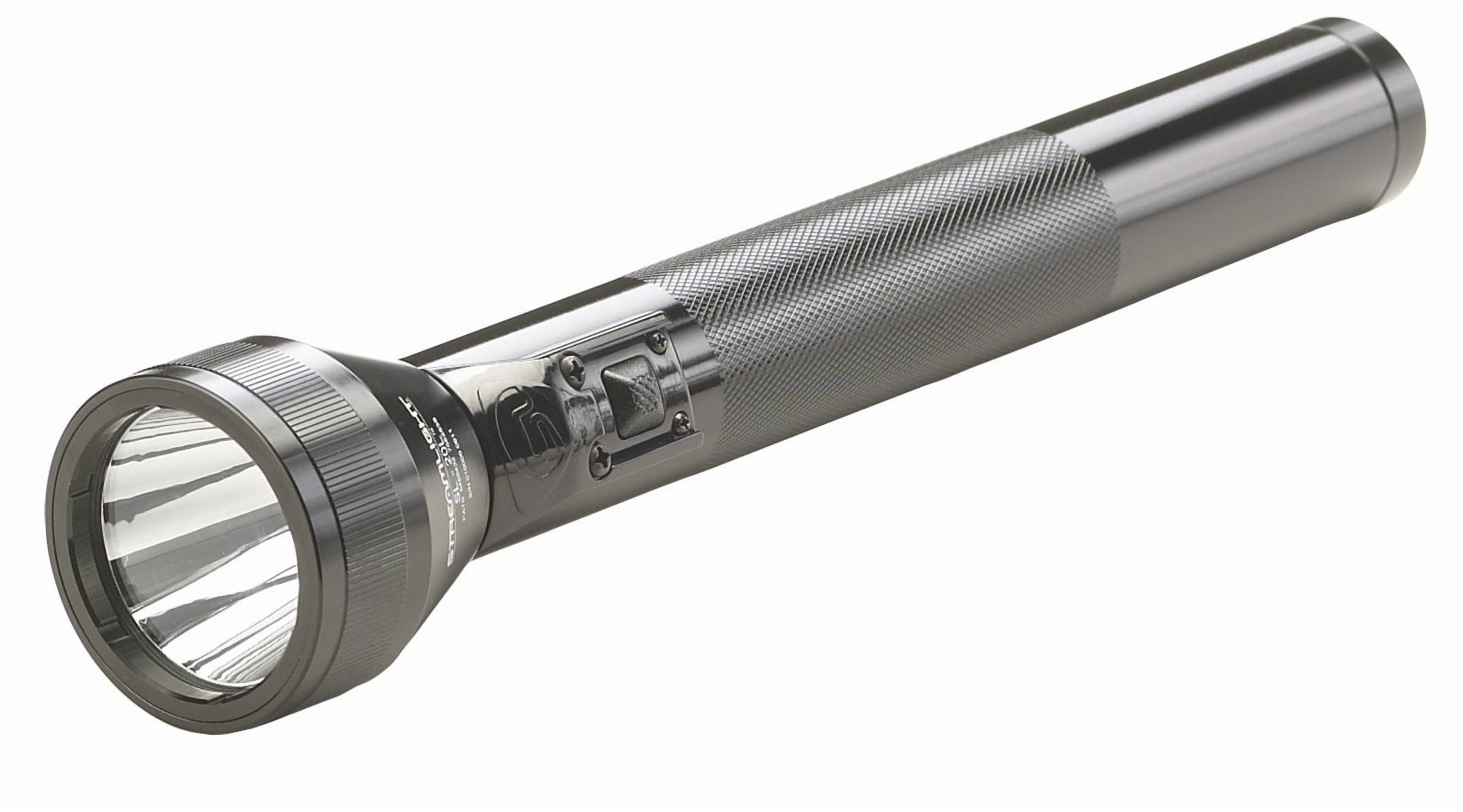 Streamlight 20703 SL-20L 450-Lumen Full Size Rechargeable LED Flashlight with 120-Volt AC/12-Volt DC Smart Charger, 2 Sleeves, Black CA3
