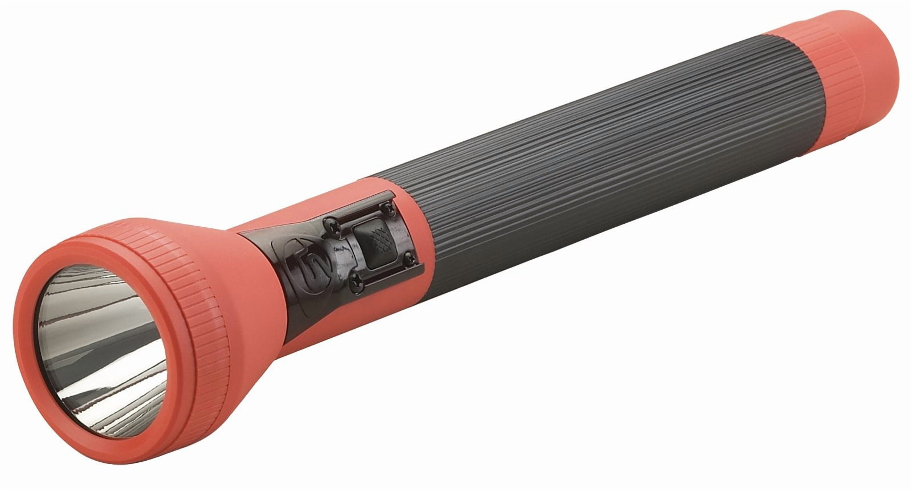Streamlight 25313 SL-20LP 450-Lumens Full Size Rechargeable LED Flashlight with 120V/100V AC/12V DC Smart Charge, 2 Sleeves, Orange CA3
