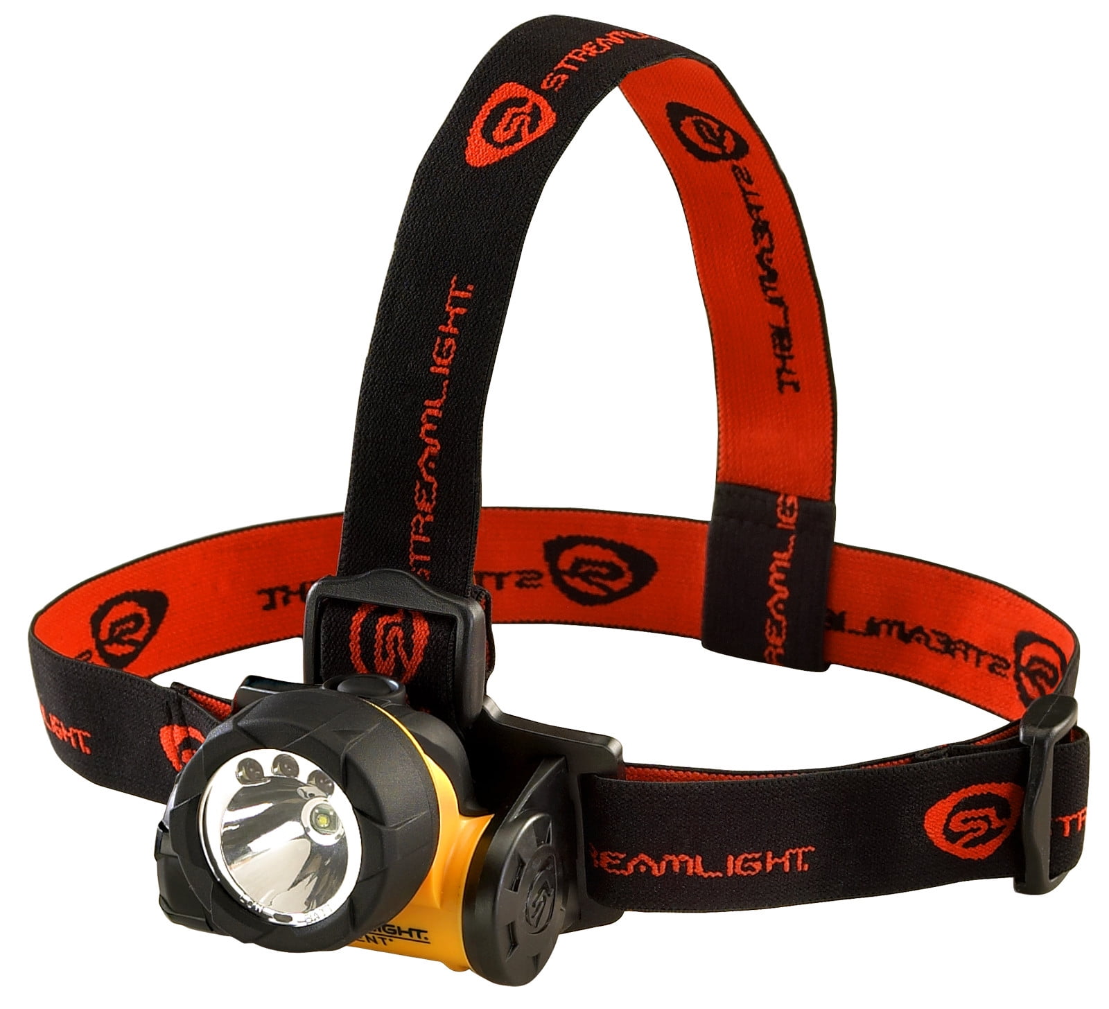 Yellow Adjustable LED Water Resistant Headlamp