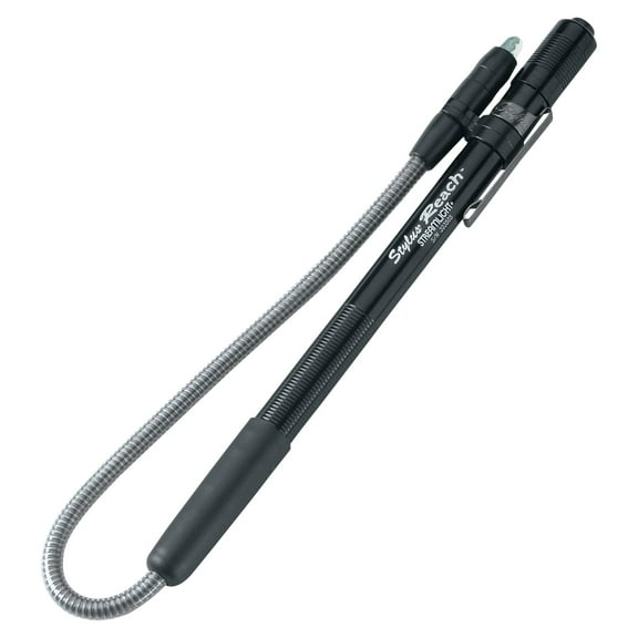 Streamlight 65618 Stylus 11-Lumen Reach Inspection Pen Light with Flexible 7-Inch Extension Cable and 3 "AAAA Alkaline Batteries, Black