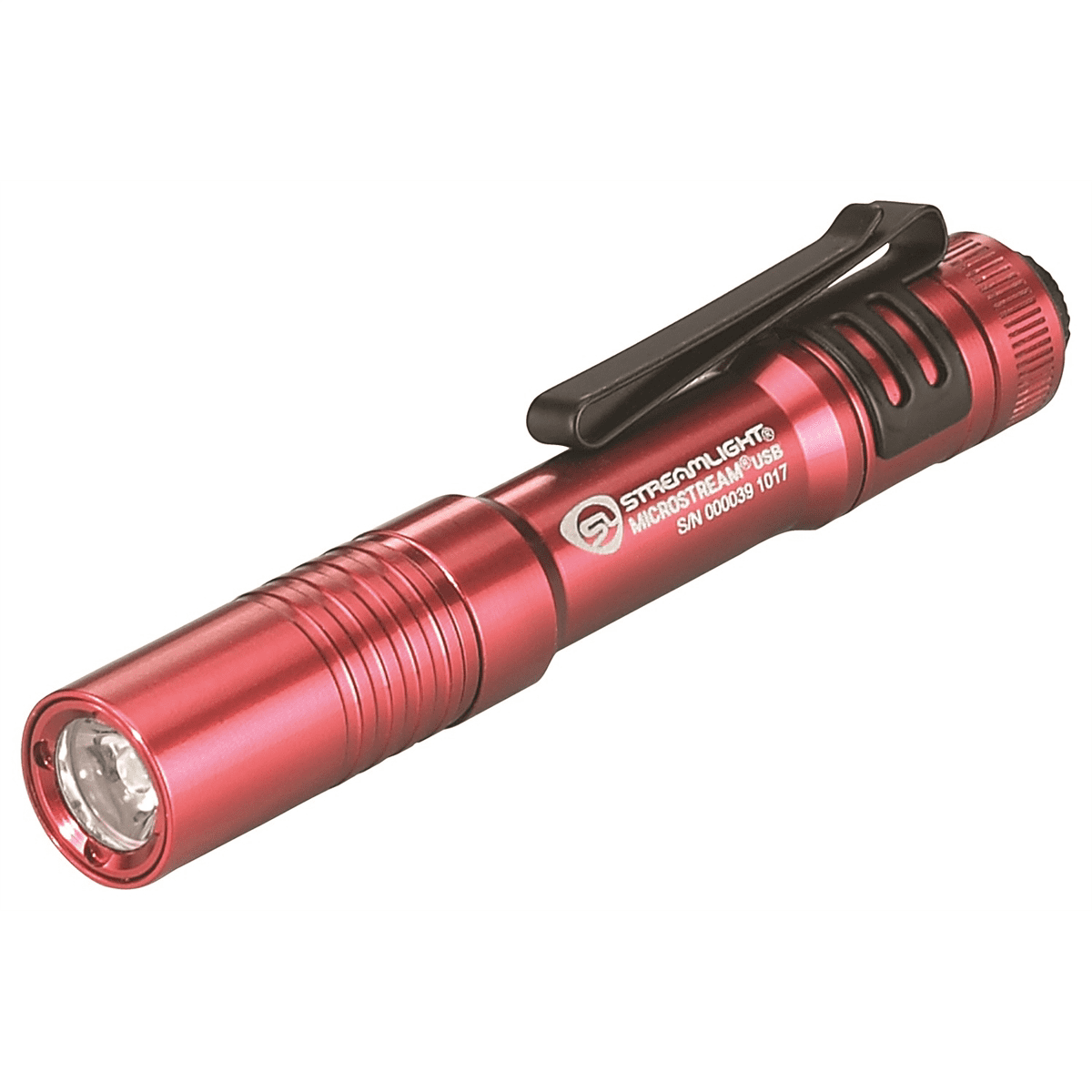 FLASHLIGHT MICROSTREAM USB RED