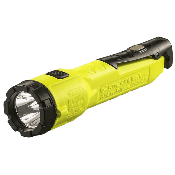 Streamlight Dualie 3AA Intrinsically Safe Spot/Flood Flashlight with Magnet - Yellow