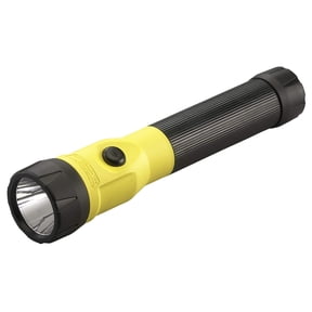 Streamlight 76163 PolyStinger LED 485-Lumen Flashlight with 120-Volt AC/12-Volt DC Smart Charger and 2-Holders, Yellow CA3