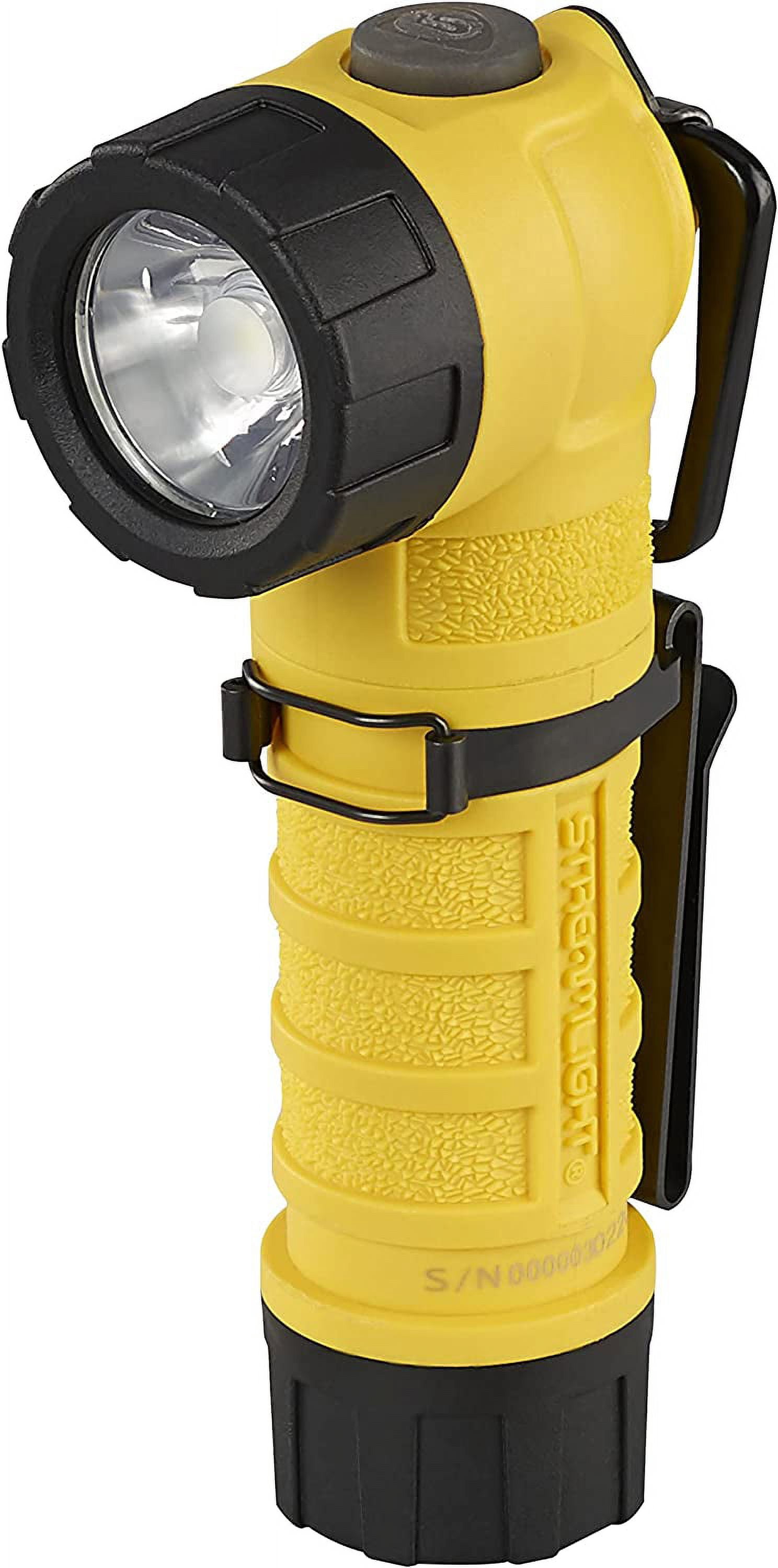 Streamlight 88831 PolyTac 90 LED Right Angle Polymer Flashlight, Yellow ...