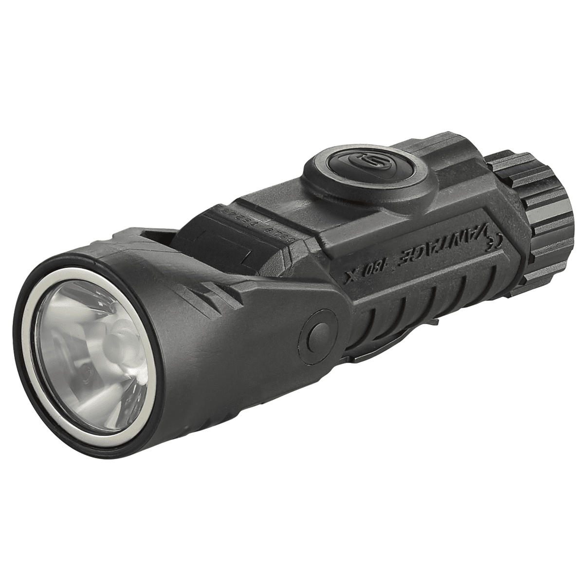 Streamlight Vantage 180 X Helmet Mounted and Right Angle Firefighter Flashlight, Black