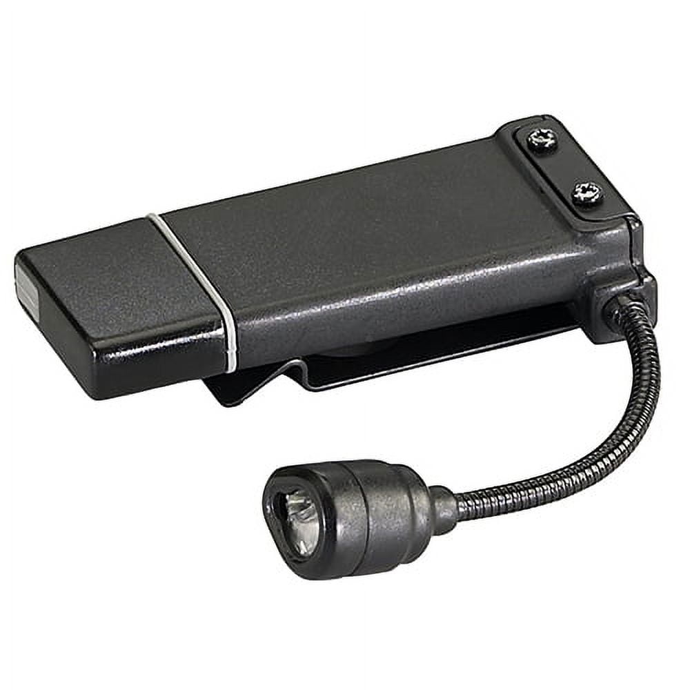 Black USB Rechargeable Clip-On LED Task Light