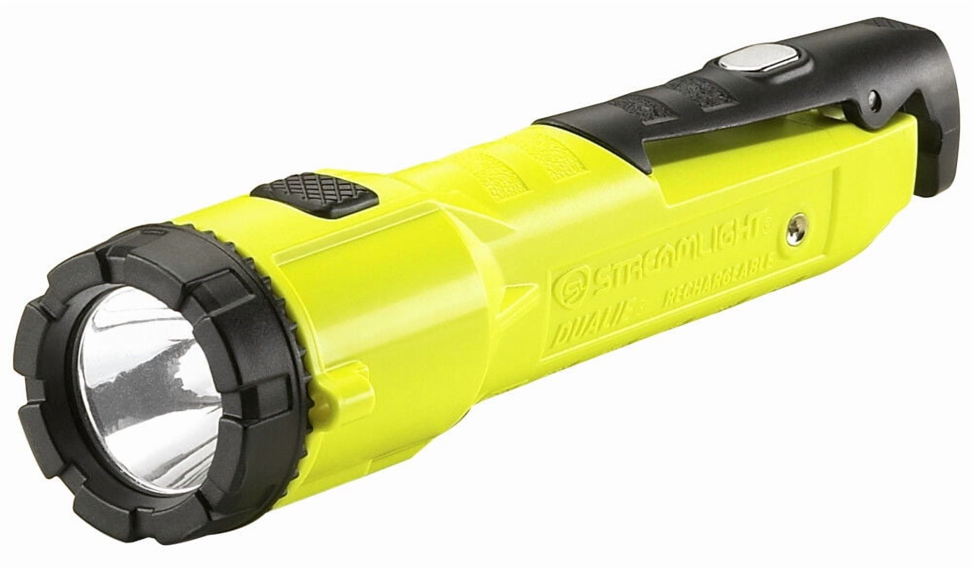 Streamlight 275 Lumen Dualie Rechargeable Magnet Flashlight - 12V DC Direct Wire - Box - Yellow