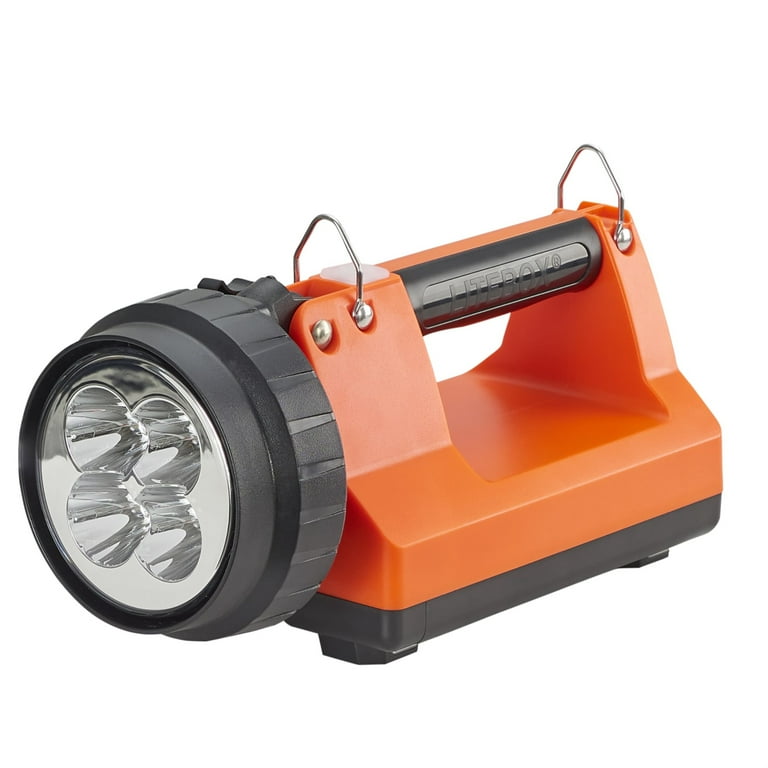 streamlight litebox flashlight E-Flood HL 6 wide pattern parabolic reflectors produce a smooth flood pattern Emergency LiteBox Power System (45131)