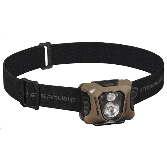Streamlight Enduro Pro Spot/Flood LED Headlamp with White and Green LEDs, Coyote