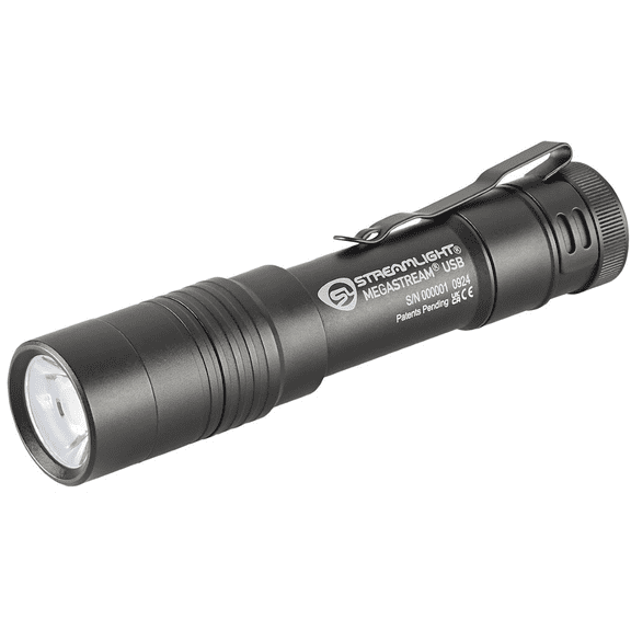 Streamlight MegaStream USB Lithium-Ion 1800 Lumen EDC Flashlight - Black