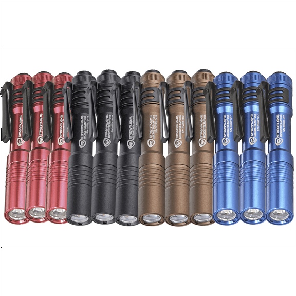 Streamlight 12 Pack of MicroStream USB Penlights with Clip Strip Display