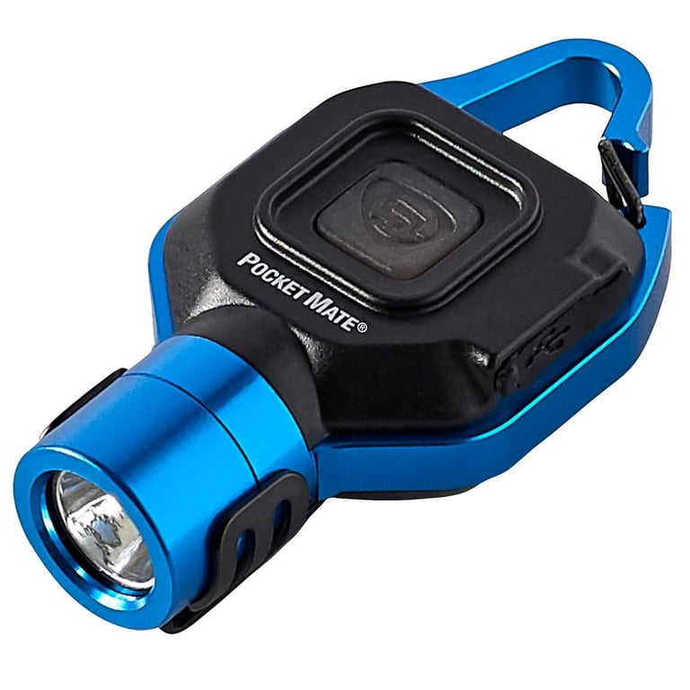 blue rechargeable flashlight Mini Maglite - LED AAA perfect for EDC carry. Olight Seeker 4 Pro Midnight