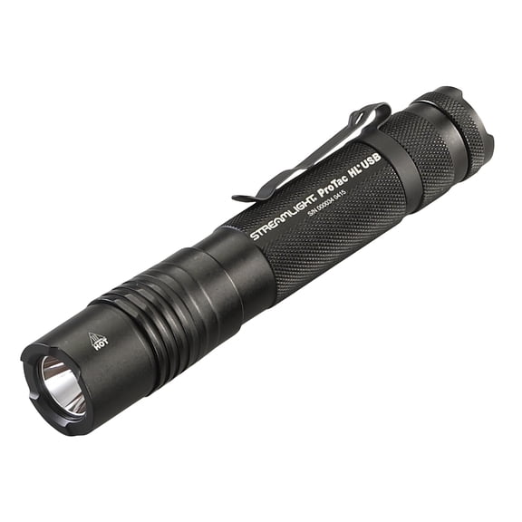 Streamlight ProTac HL Rechargeable USB Handheld Flashlight, 850 Lumens, w/ Nylon Holster - 88052