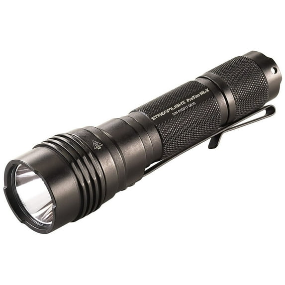 Streamlight 1000 Lumen ProTac HL-X Flashlight - Includes (2) CR123A lithium batteries and holster - Box - Black