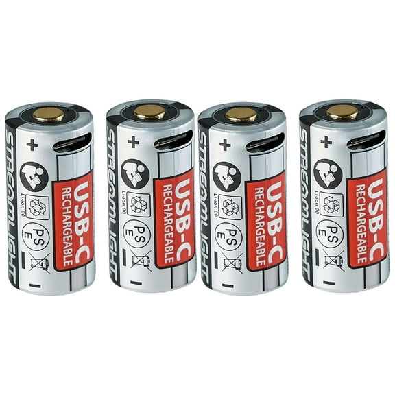 Streamlight SL-B9 USB-C Rechargeable Battery Pack - 4 Pack - 20237