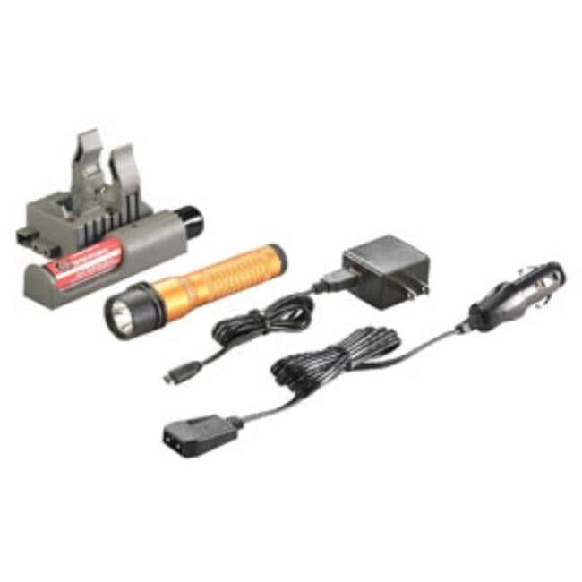 Streamlight STL-74360 Strion LED Rechargeable Flashlight with Type A 100V & 120V Piggyback Charger, Orange