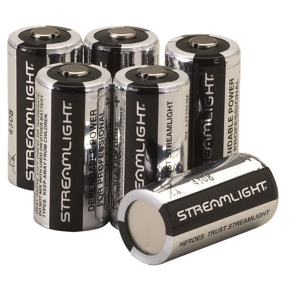 Streamlight STL85180 CR123A General Purpose Batteries, 6 Count