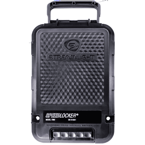Streamlight SpeedLocker Portable, Lockable Storage Container - Black