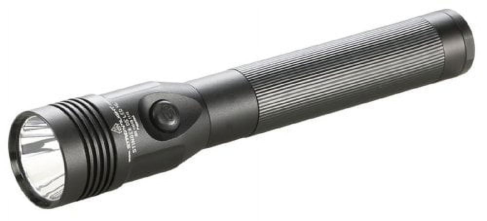 streamlight 75454 stinger ds led high lumen rechargeable flashlight with 120-volt ac/12-volt dc charger and 2-holders - 800 lumens