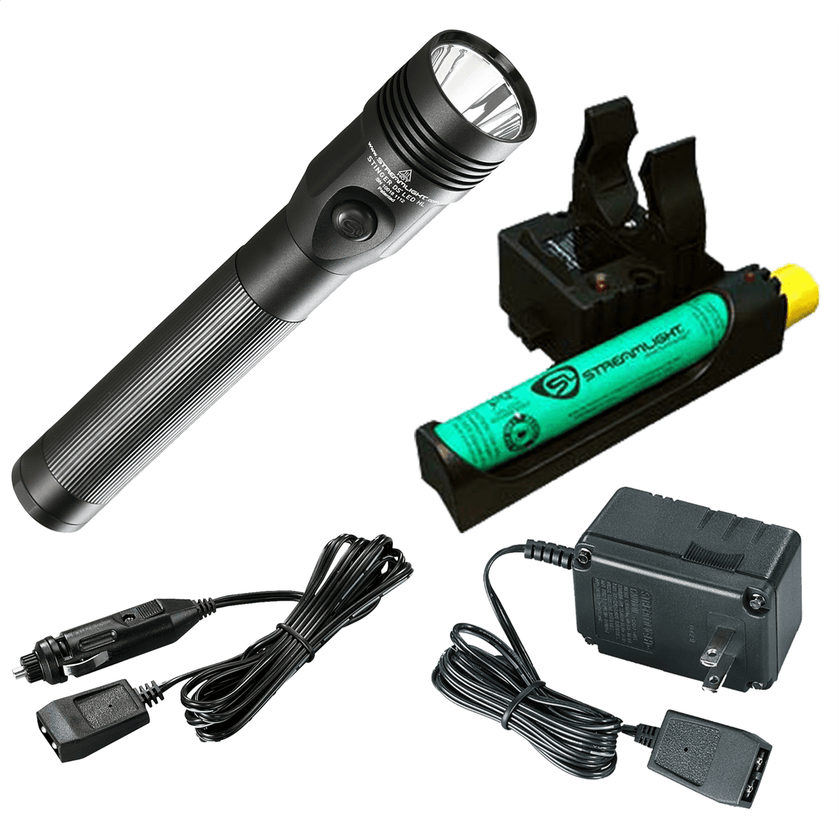 streamlight stinger ds hpl high lumen flashlight 12V DC grade illumination Streamlight 75832 Stinger DS 425-Lumen