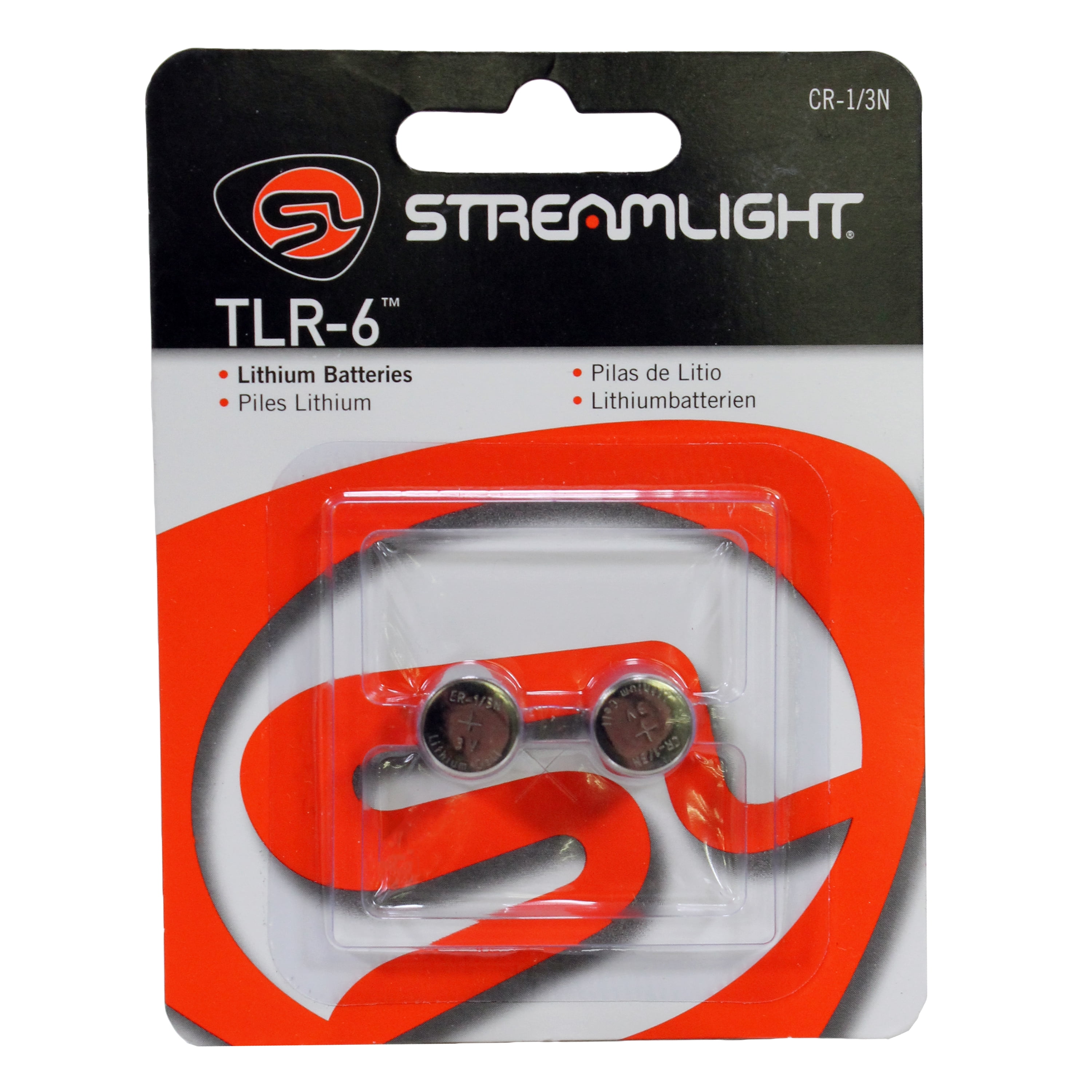 Streamlight CR 1/3N Lithium Batteries 2-Pack