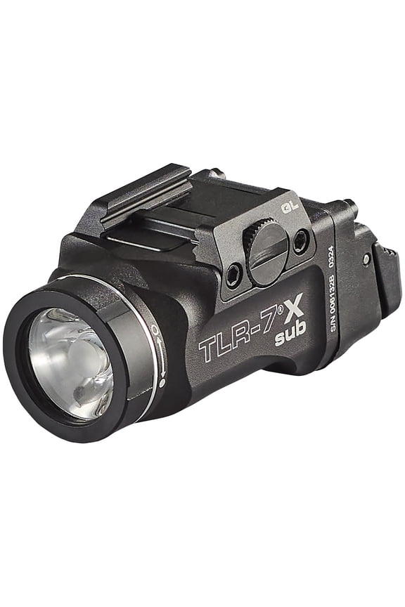 TLR-7 X sub USB 500 Lumens LED Weapon Light, CR123A, Black, Glock 43X/48 MOS/43X/48 Rail